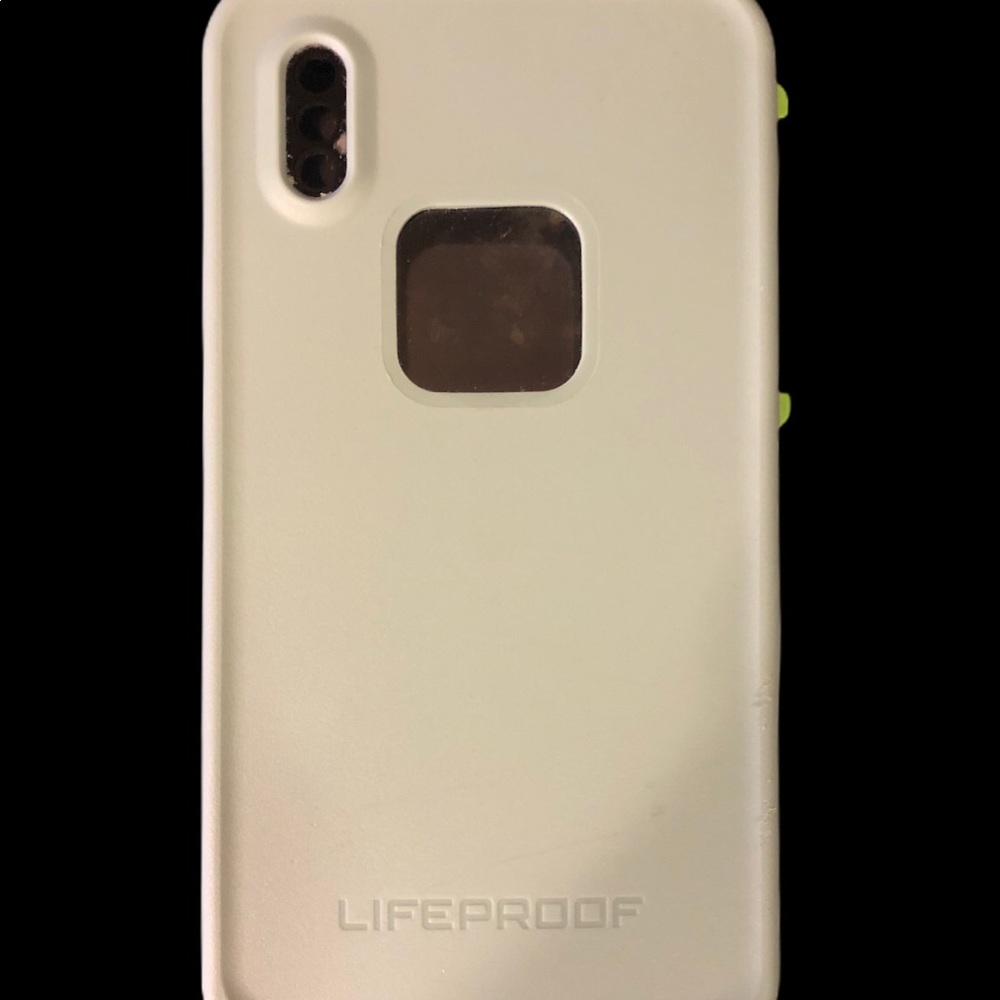 Lifeproof case iPhone X -used- light blue/green